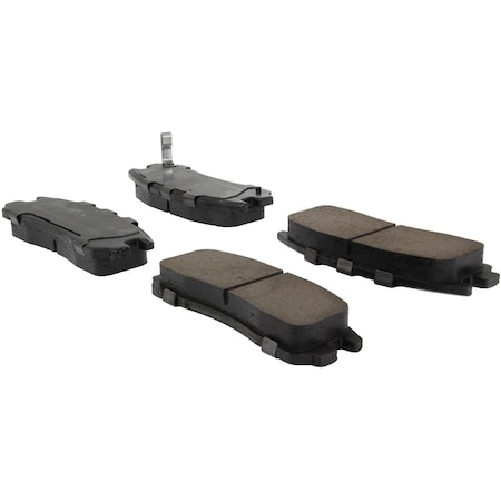 Centric Posi Quiet Ceramic Brake Pads with Shims and Hardware , Posi Quiet 105.03831 105.03831
